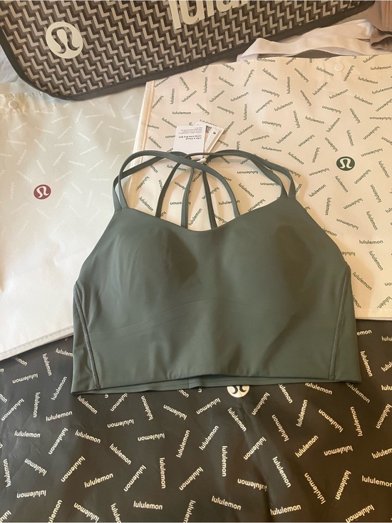 lululemon athletica Other - NWT Lululemon Like A Cloud Longline Bra *B/C Cup, Sz 6, Palm Deco